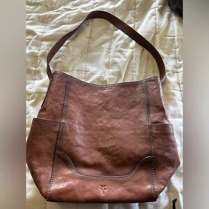 Leather FRYE purse. Like new condition